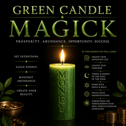 Green Candle Magick by Readings by Mother Courage