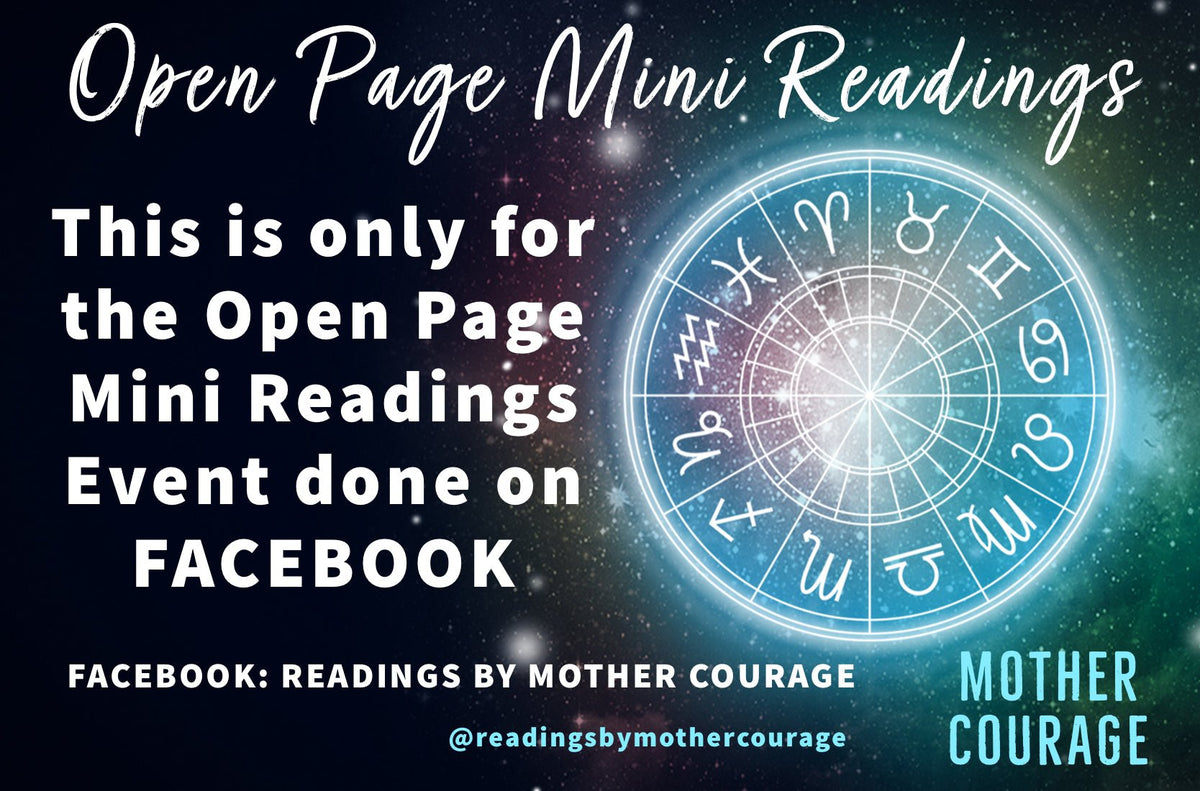 Open Page Mini Readings Events by Readings by Mother Courage